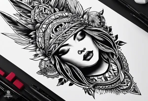 A symbol for someone who moves in stealth tattoo idea