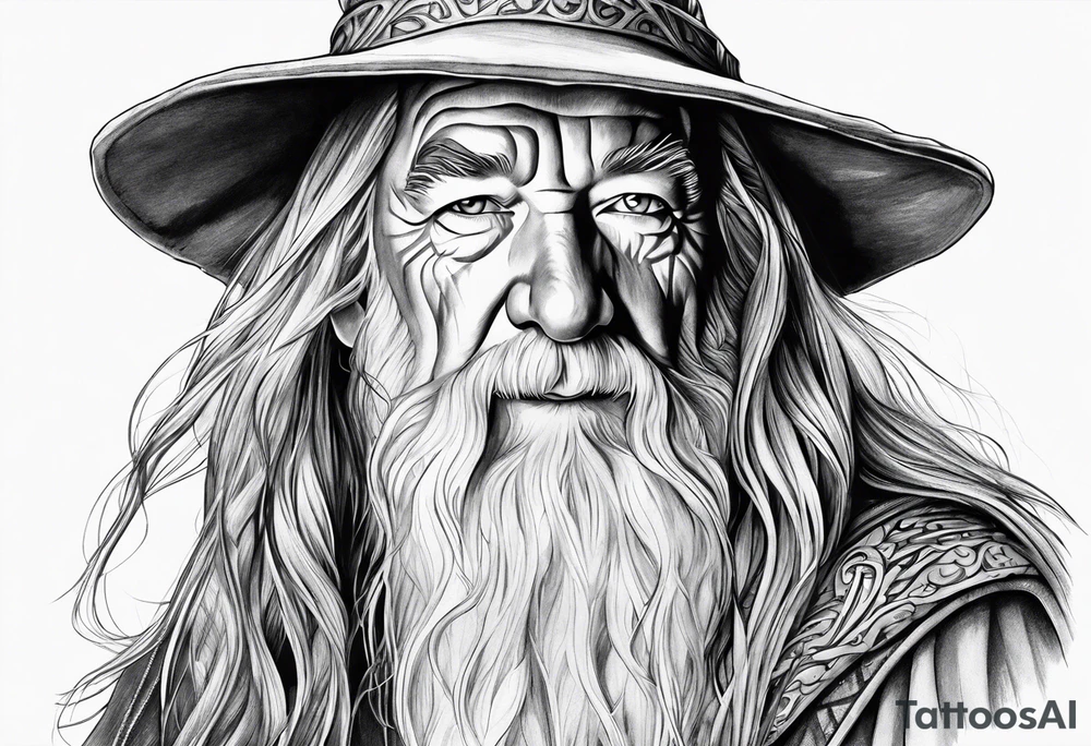 Gandalf tattoo idea