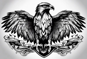 Hawk tattoo idea