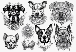 dog hallucinating tattoo idea