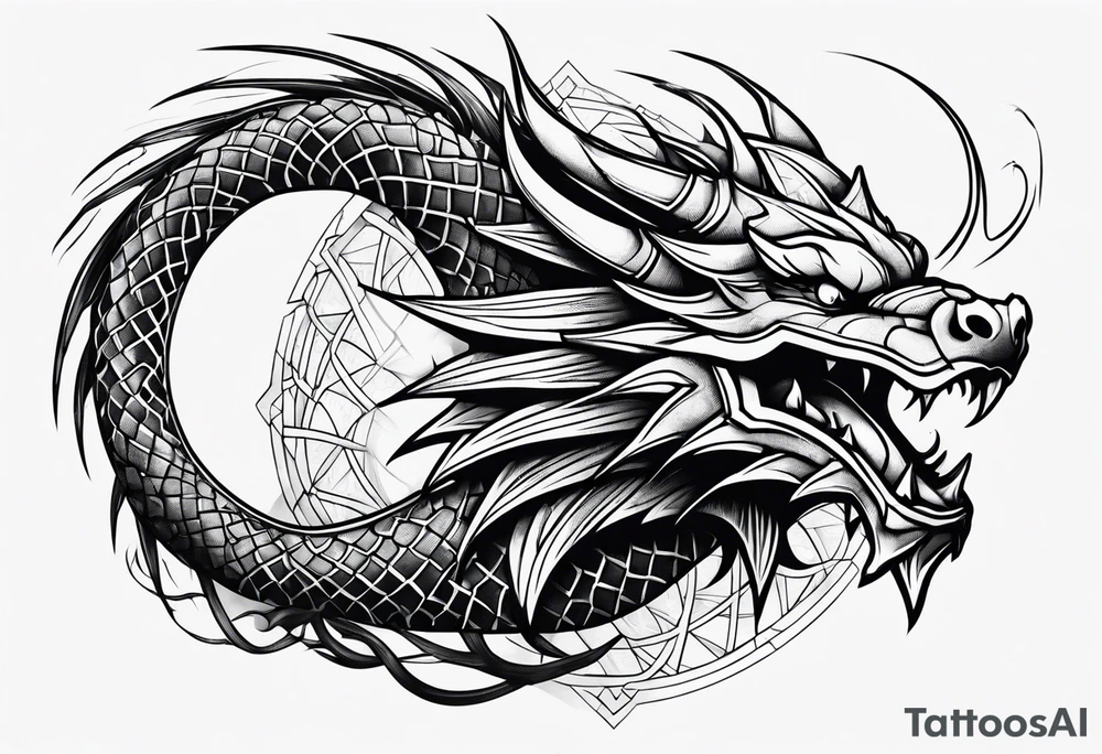 Dragon claw tattoo idea