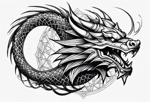 Dragon claw tattoo idea
