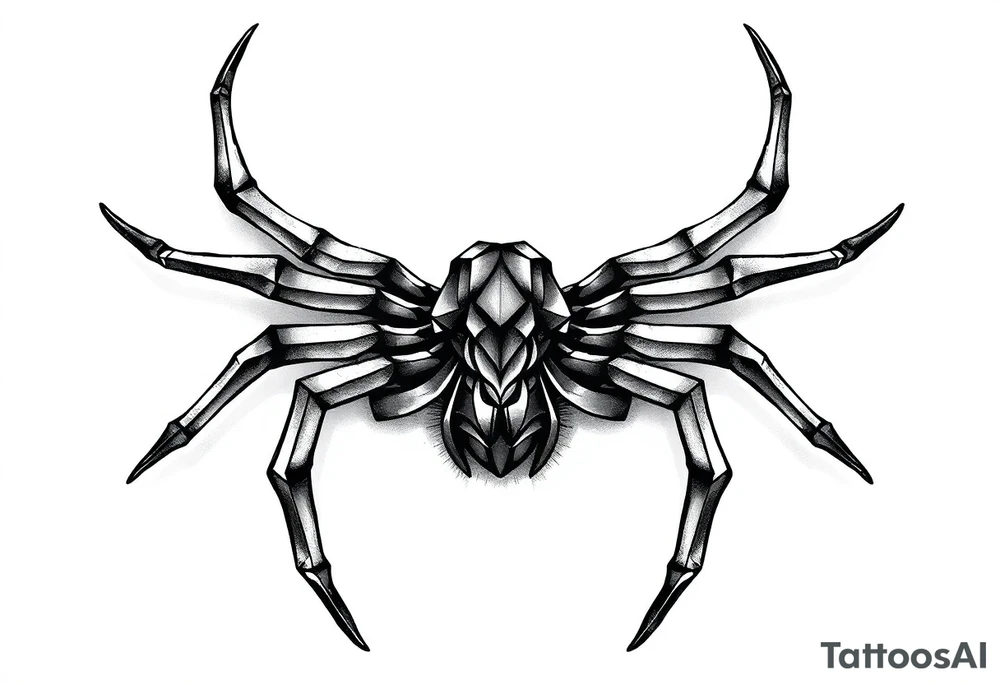 Spider tattoo idea