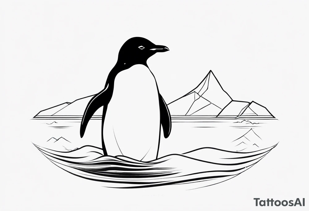 Penguin tattoo idea