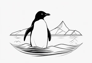 Penguin tattoo idea