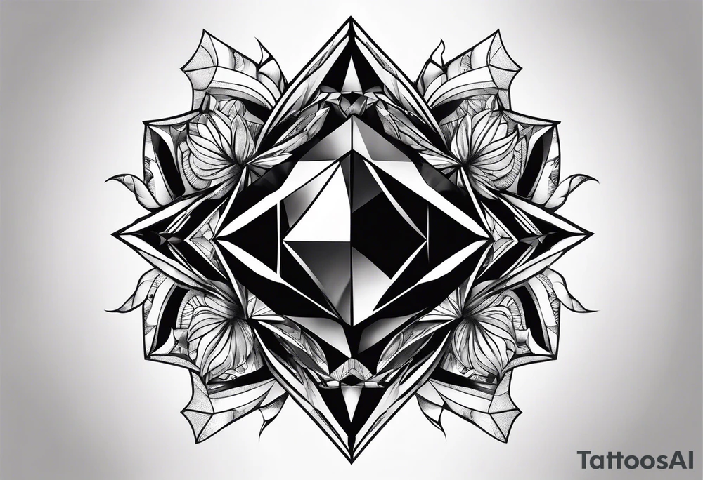 A diamond tattoo idea