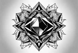 A diamond tattoo idea