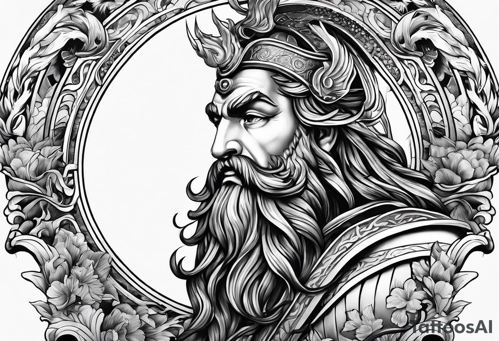 Poseidon tattoo idea