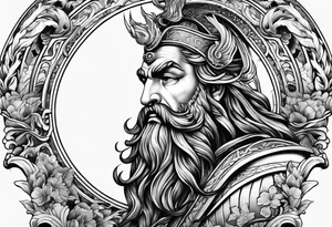 Poseidon tattoo idea