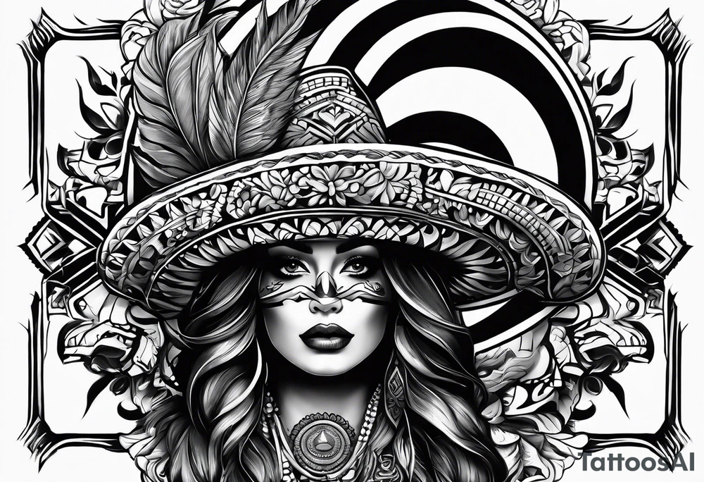 Proud Mexican American from New York who now services in the military tattoo idea
