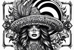 Proud Mexican American from New York who now services in the military tattoo idea