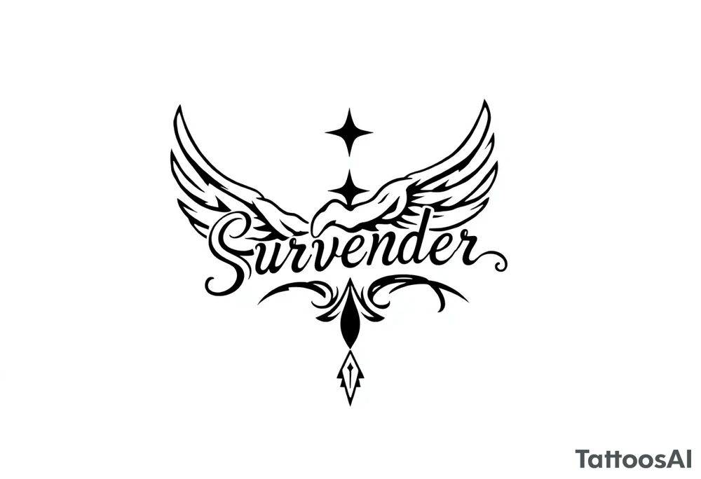 Surrender tattoo idea