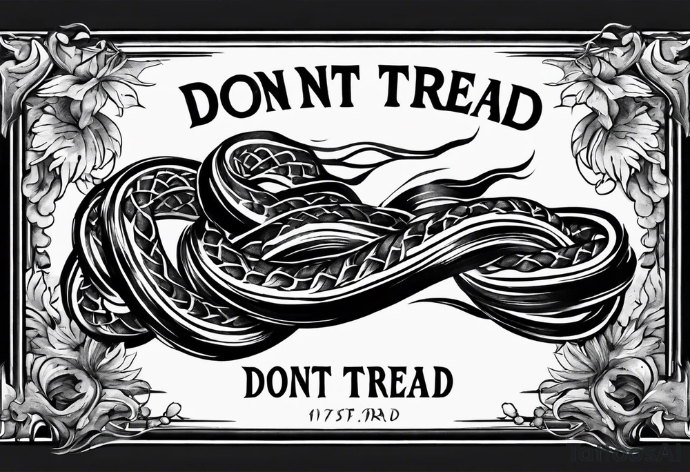 dont tread tattoo idea