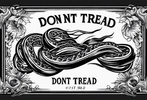 dont tread tattoo idea