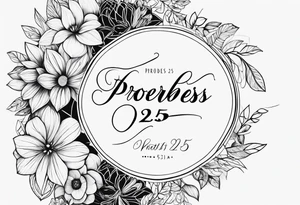 dainty, delicate, cursive 
“proverbs 31:25” tattoo idea