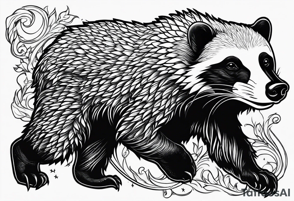 Mc honey badger tattoo idea