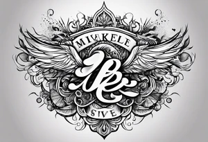 LEttering tattoo tattoo idea