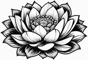 lotus flower tattoo idea