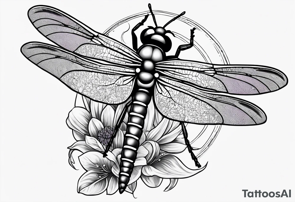 Book lavender dragonfly bee standing stones tattoo idea