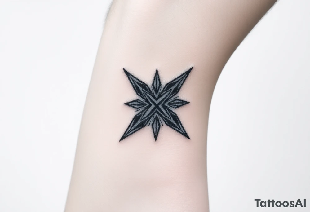 X one piece wrist tattoo tattoo idea