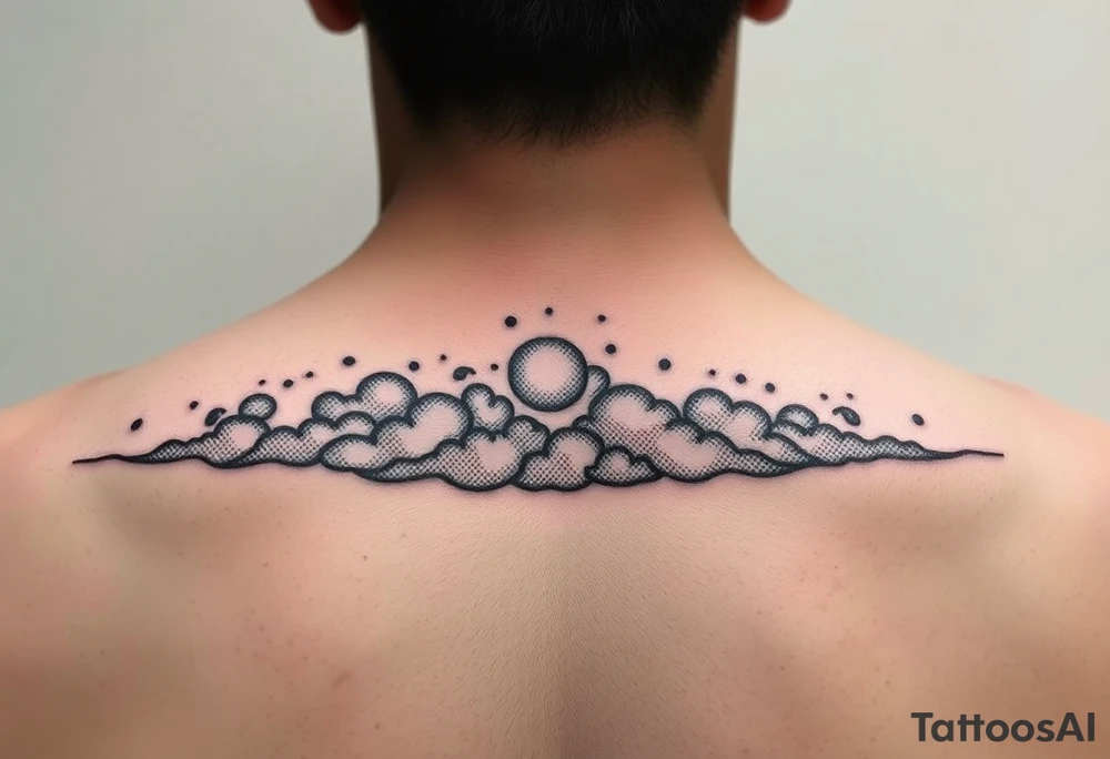 Storm clouds tattoo idea