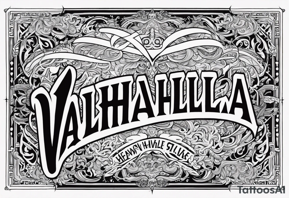 Valhalla heaven tattoo idea