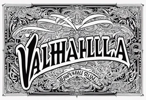 Valhalla heaven tattoo idea