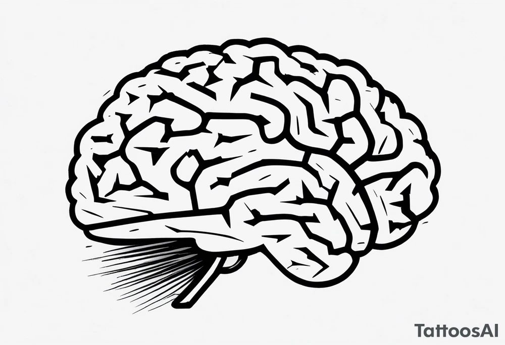 brain war tattoo idea