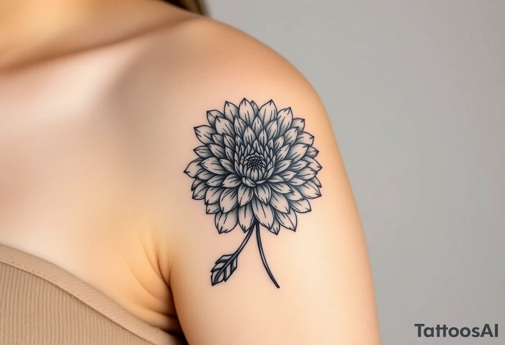 chrysanthemum tattoo idea