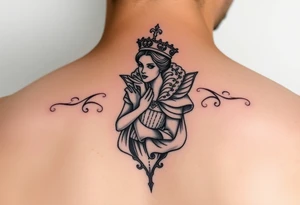 Queen of Hearts from Alice in Wonderland tattoo idea