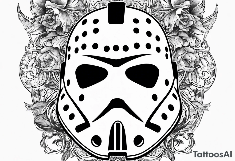 Friday the 13th Jason mask, Star Wars tattoo idea