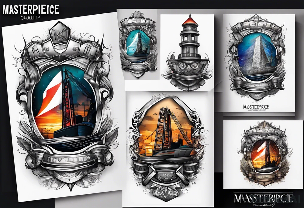 Civil engineering symbol tattoo idea