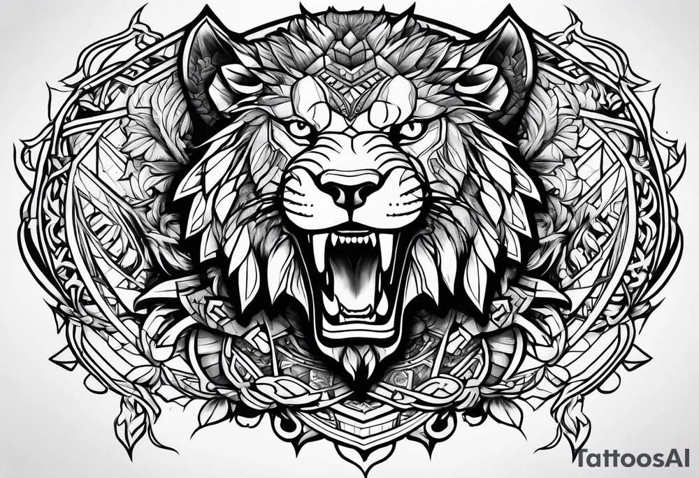 fight beasts tattoo idea