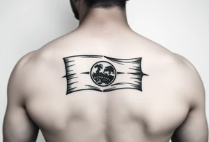 brazil flag tattoo idea