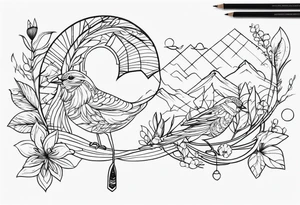 abcdefghijklmnopqrstuvwxyz tattoo idea