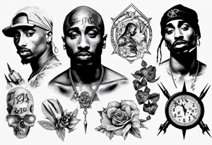 tupac tattoo idea