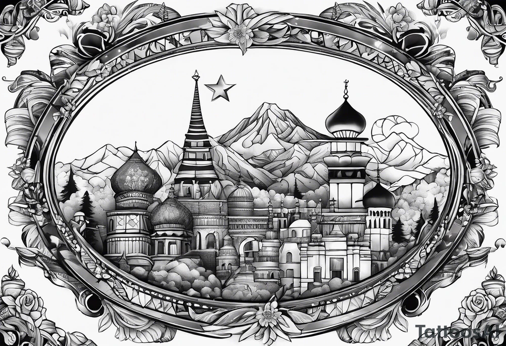 Something that describes a love for travel tattoo idea