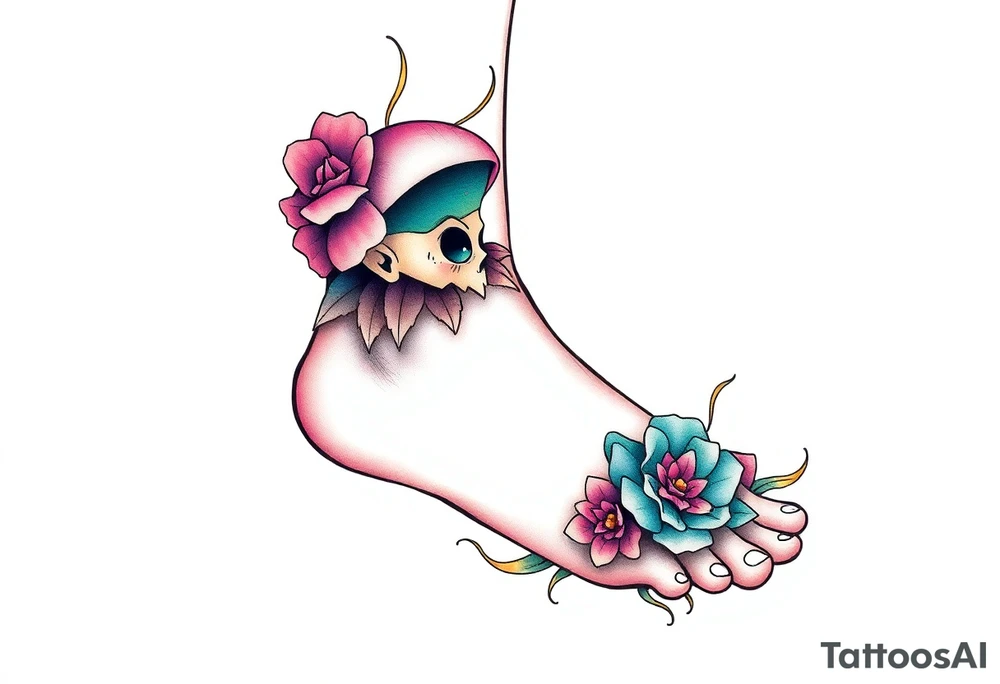 ankle tattoo on the ankle tattoo idea