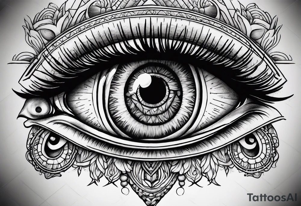 all-seeing eye tattoo idea