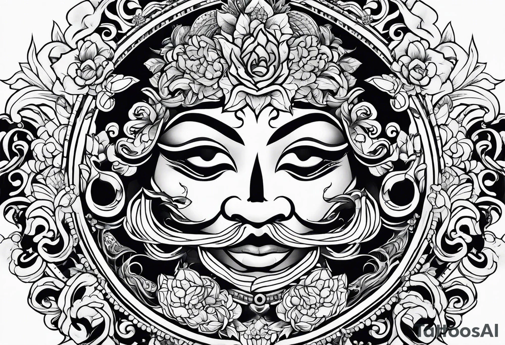 Traditional Vietnamese tattoo idea