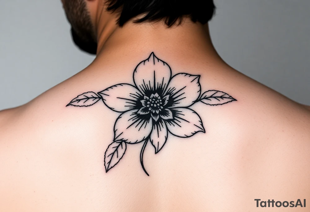 Puerto Rico island  Flor de Maga tattoo idea