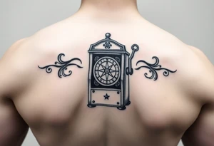 Slot machine with a compass tattoo idea
