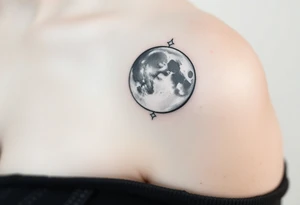 The moon tattoo idea