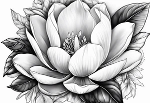 Magnolia tattoo idea