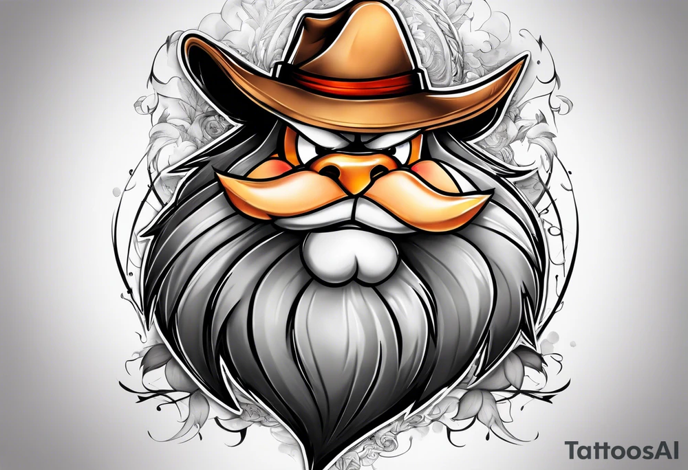 The looney tunes character taz tattoo idea