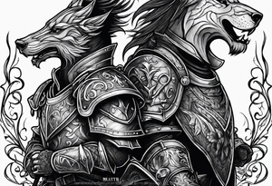 two knights tattoo idea