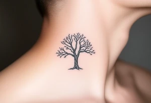 Sycamore tree tattoo idea