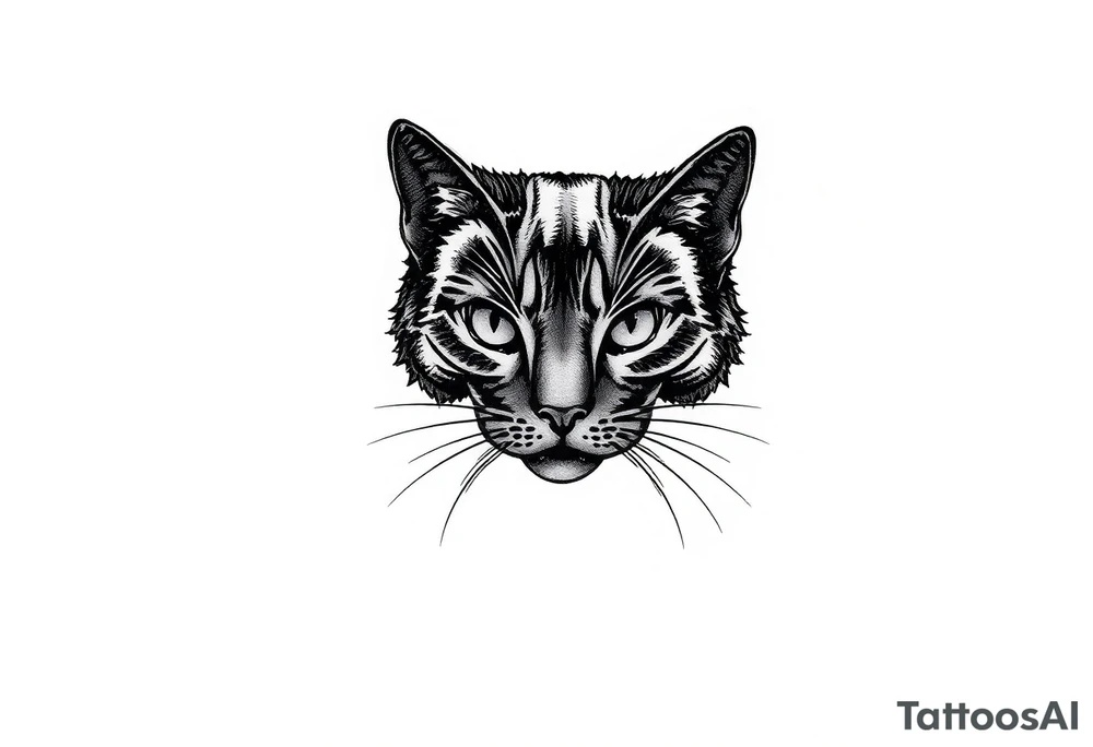 Black Cat tattoo idea