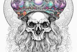 Jellyfish and atlas that the one in Greek methodology as a god tattoo idea