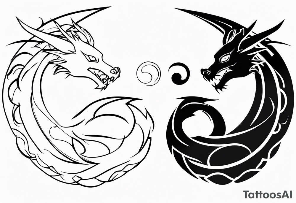 dragon, gaara from naruto symbol tattoo idea